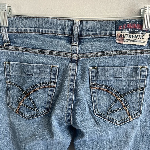 VINTAGE Y2K Z. CAVARICCI Women's Denim Low Rise Jean Size 3 Straight Jeans - Picture 4 of 4